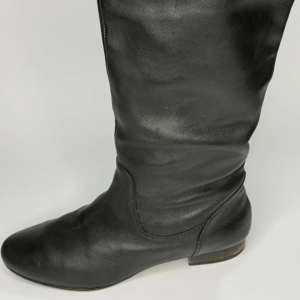 Coach Benita Over The Knee Leather Riding Boots Women's 8 A7524 Tall Equestrian‎